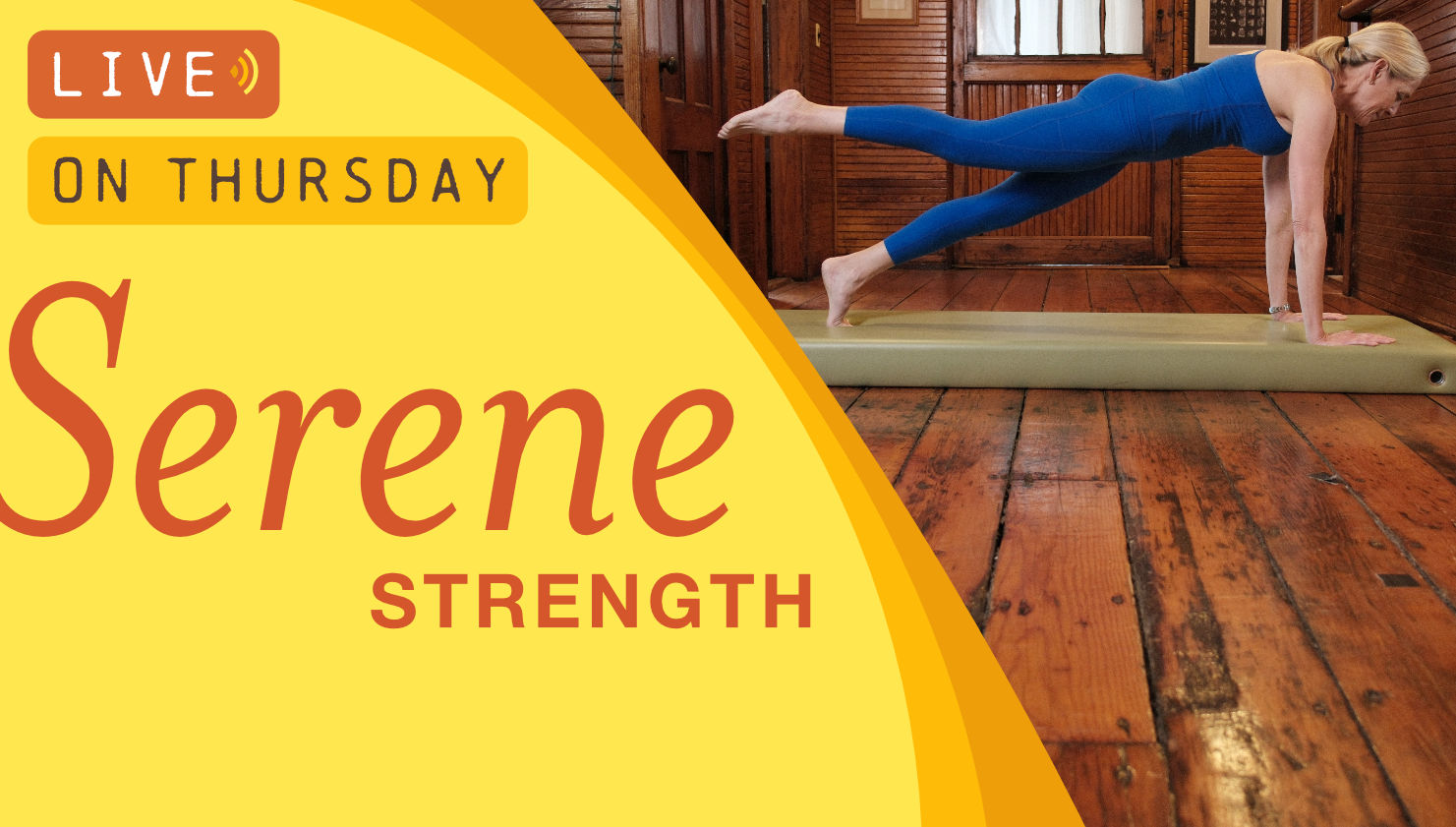 Live Pilates Workout: Serene Strength on the Mat